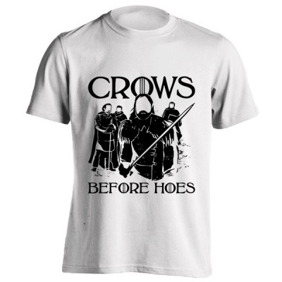 تیشرت طرح Crows Before Hoes