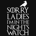 تیشرت طرح Sorry Ladies I'm In The Night's Watch