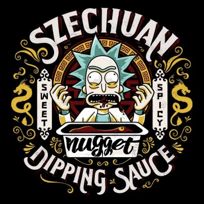 تیشرت طرح Grandpa Rick's Dipping Sauce