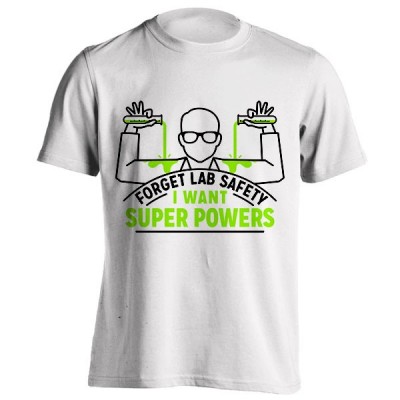 تیشرت طرح Forget Lab Safety