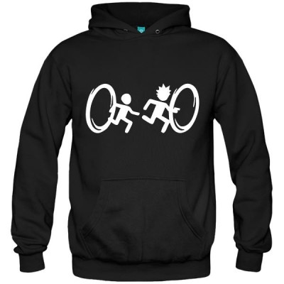 سویشرت هودی طرح Rick and Morty Through Space Time