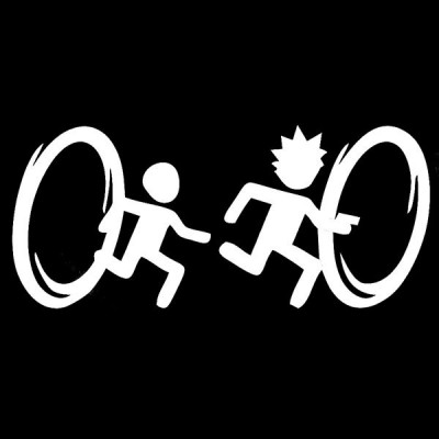 سویشرت هودی طرح Rick and Morty Through Space Time