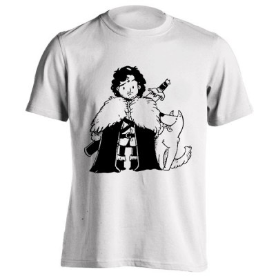 تیشرت طرح Jon & Ghost caricature