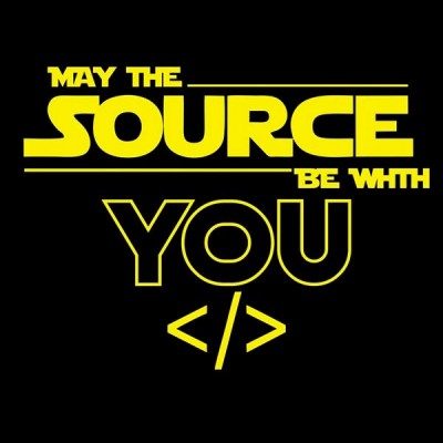 سویشرت هودی طرح May The Source Be With You