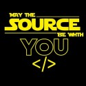 سویشرت هودی طرح May The Source Be With You