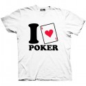 تیشرت گرافیکی طرح I love Poker