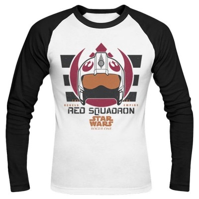 تیشرت آستین بلند رگلان Red Squadron