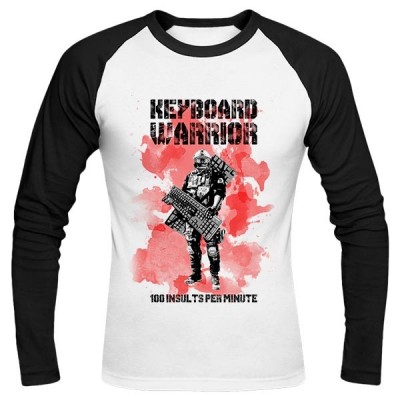 تیشرت آستین بلند رگلان Keyboard warrior