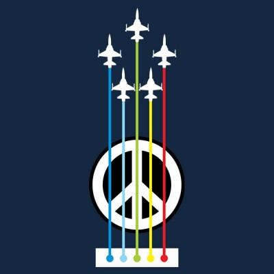 تیشرت make music not war