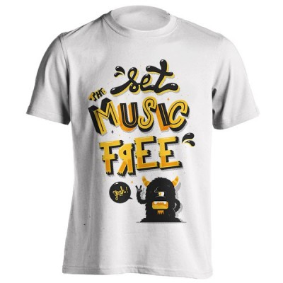 تیشرت Set the music free