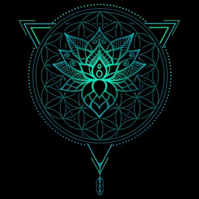 تیشرت Mandala in Geometric Triangle