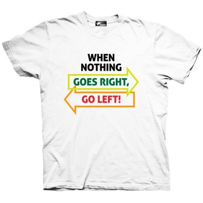 تیشرت گرافیکی طرح Go Left