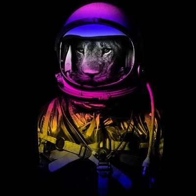 تیشرت space lion