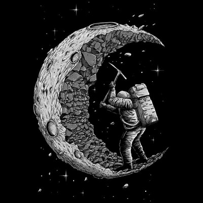 سویشرت هودی digging the moon