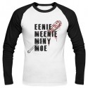 تیشرت آستین بلند رگلان Lucille eenie meenie miny moe
