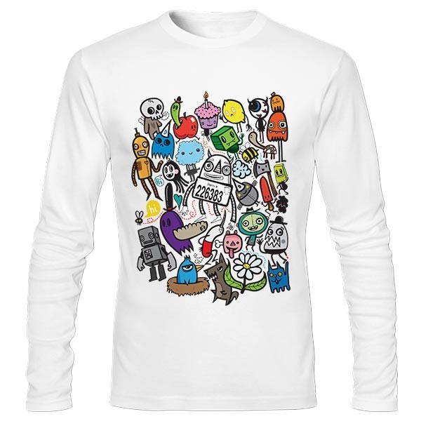 تیشرت آستین بلند All My Friends Have Color