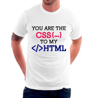 تیشرت برنامه نویس طرح You Are The Css