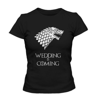 تیشرت دخترانه طرح Wedding is Coming