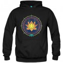 سویشرت هودی The Circle of Lotus Flower in Sunset Colours