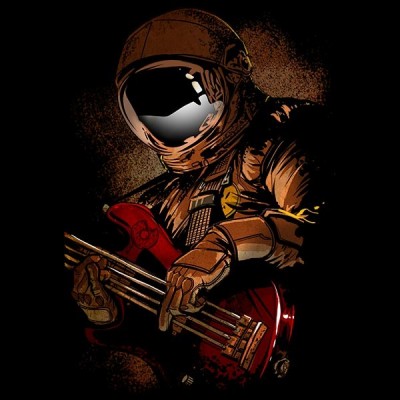 تیشرت Astronaut vs MUSIC vs BASS