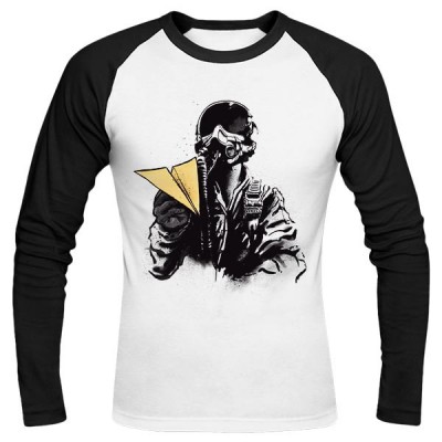 تیشرت آستین بلند رگلان Stay on target