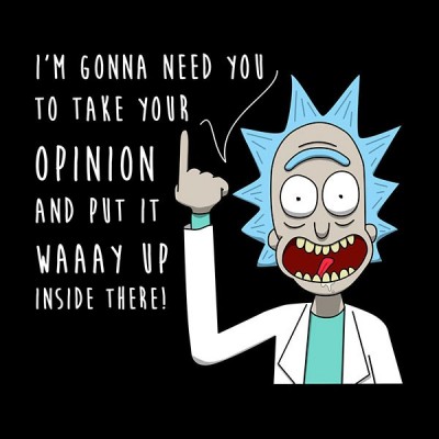 سویشرت هودی Rick Opinion Way up there