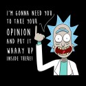 سویشرت هودی Rick Opinion Way up there