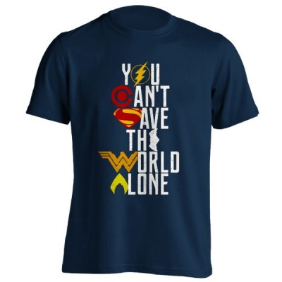 تیشرت you can't save the world alone