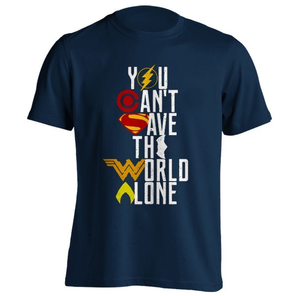 تیشرت you can't save the world alone