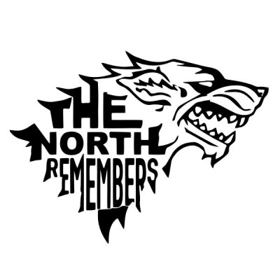 سویشرت ملانژ طرح The North Remembers - House Stark