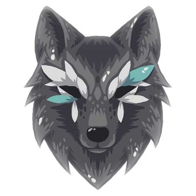 سویشرت ملانژ طرح The Wolf