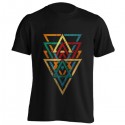 تیشرت triangles geometric grunge color