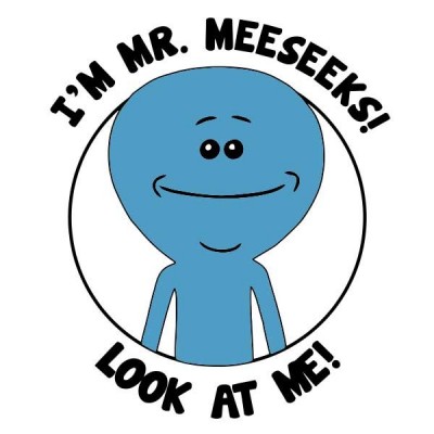 تیشرت آستین بلند رگلان Rick And Morty - Mr.Meeseeks existence is Pain