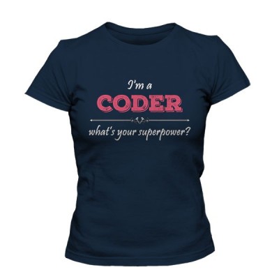 تیشرت دخترانه I'm A CODER What's Your Superpower