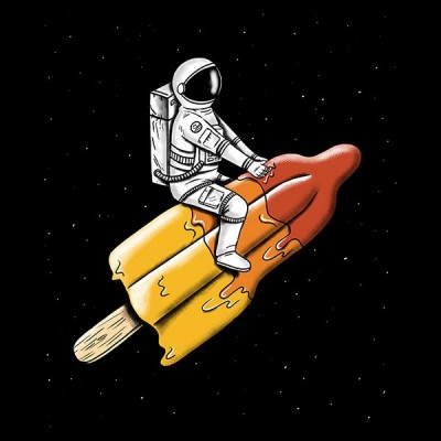تیشرت Melted Rocket