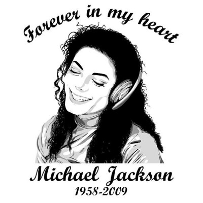 تیشرت مایکل جکسون طرح یادبود