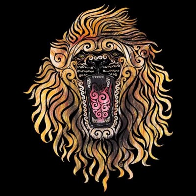 تیشرت Swirly Lion