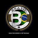 تیشرت طرح Brasil Team Circle