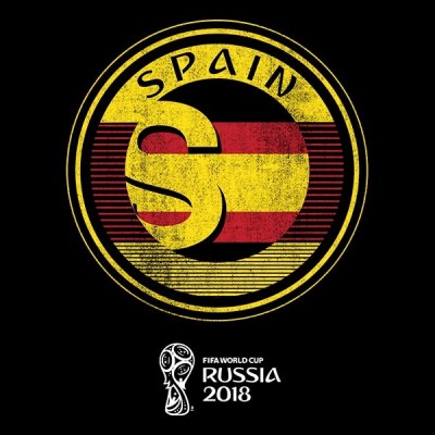 تیشرت طرح Spain Team Circle
