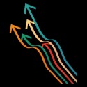 تیشرت Arrow line wavy