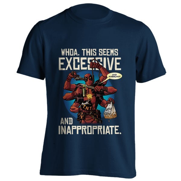 تیشرت طرح Deadpool Excessive