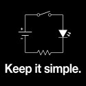 تیشرت Simple electronic circuit for tech nerd