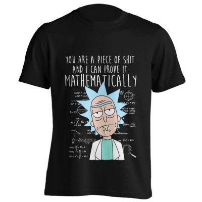 تیشرت طرح Mathematically Rick