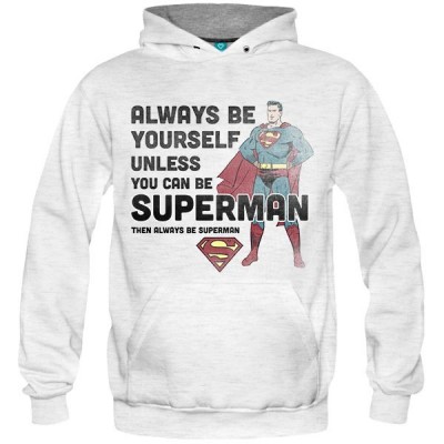 سویشرت هودی ملانژ Always Be Superman