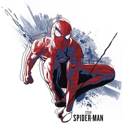 سویشرت هودی ملانژ Spider-City