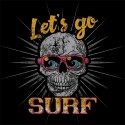 سویشرت هودی Let's go Surf