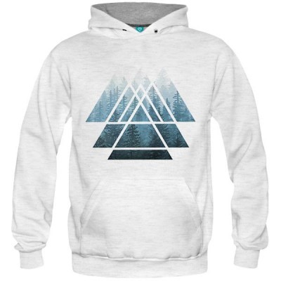 سویشرت ملانژ هودی Misty Forest