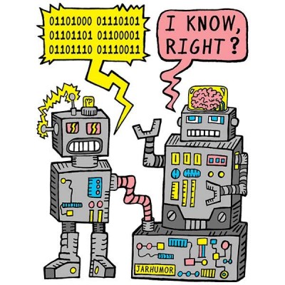 تیشرت آستین بلند Robot Talk