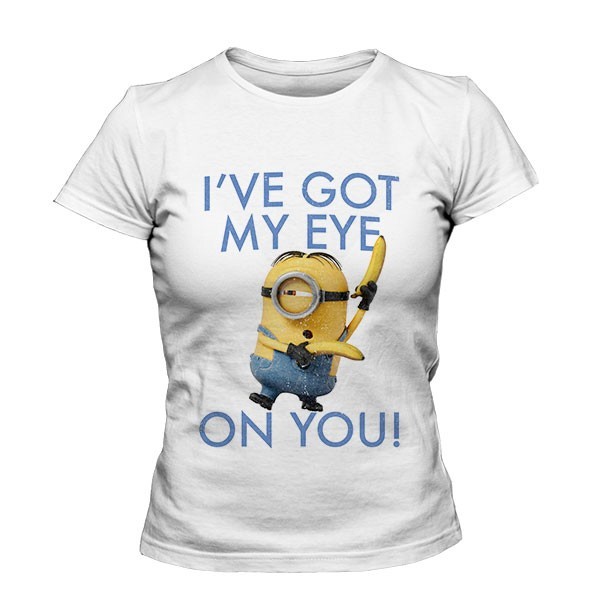 تیشرت دخترانه Minions Eye on You