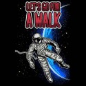 تیشرت Let's go for a walk astronaut